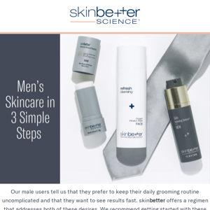 Not-So-Basic Men’s Skincare