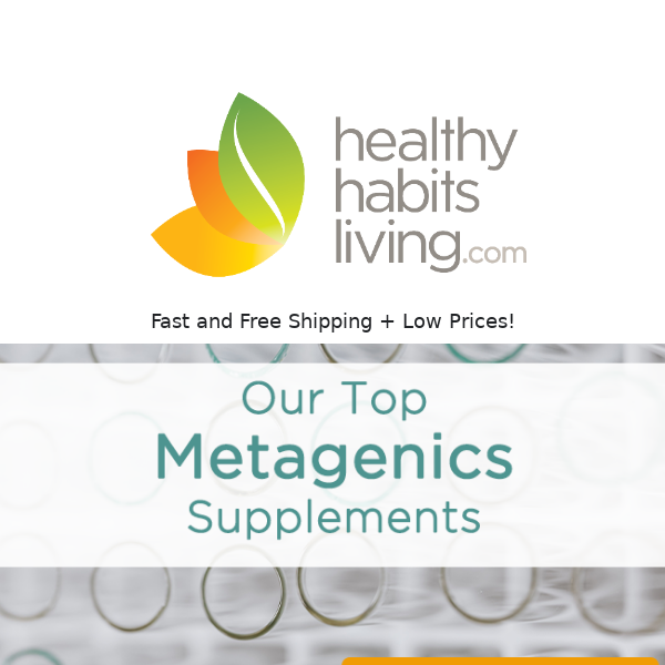 Live your best life with Metagenics' support!