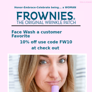Frownies Fav Face Wash 10% off