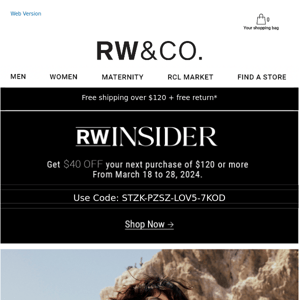 RWInsider Event starts now! 💸 Get $40 off