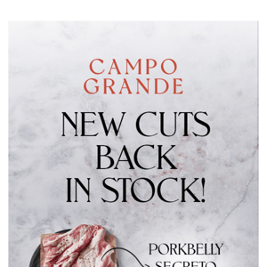 NEW cuts are back in stock!