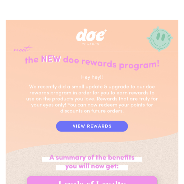 The NEW & improved doe rewards is here!