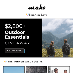 Enter to Win $2,800+ in Outdoor Essentials! 🎿