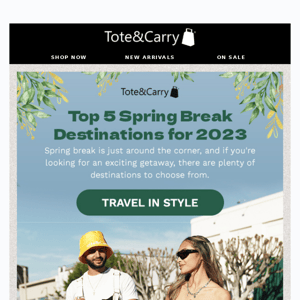 Top 5 Spring Break Destinations