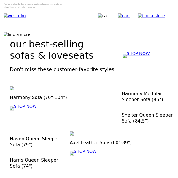 Check out our best-selling Sofas & Loveseats