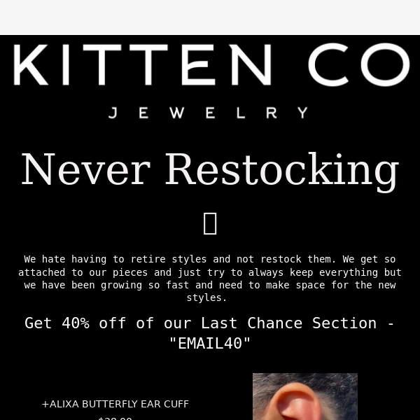 Styles Never Restocking! Last Chance😱