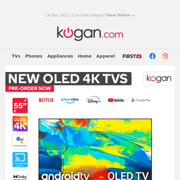 New 55" OLED 4K TV $1399 (Rising to $2499.99) - 3-Day Offer Only!