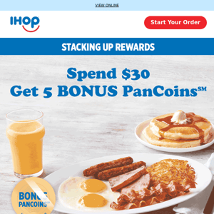 IHOP Restaurant 2 for $ 20 Original mini MENU Double Sided Laminated  Pancoins