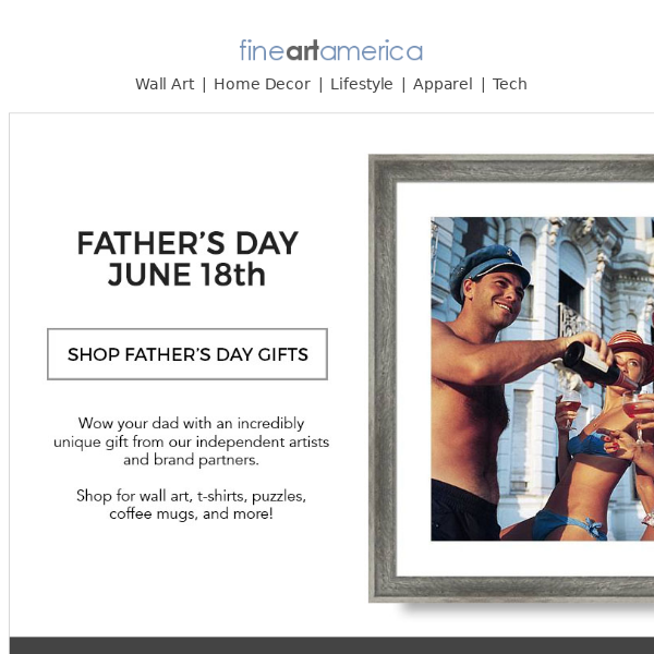 Unique Gift Ideas for Father's Day - Wow Your Dad with Incredible Artwork, Apparel, Puzzles, and More!