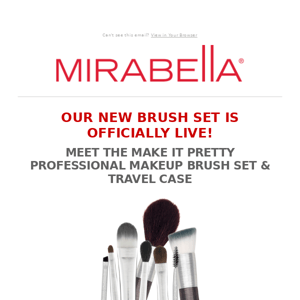 Our NEW Brush Set is HERE ❤️