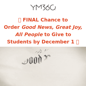 🚨FINAL CHANCE TO ORDER CHRISTMAS DEVOS FOR YOUR STUDENTS🚨