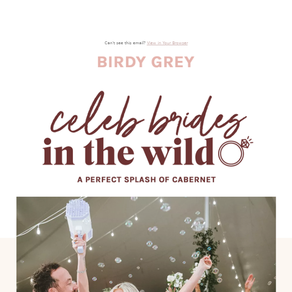 🥂 Birdy Bride featured in PEOPLE!