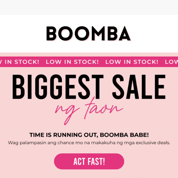 🎁 Ang Boomba Black Friday Deals ay nandito na!