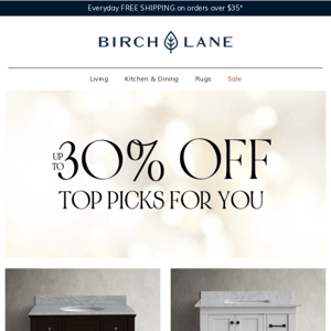 The Hampton Vanity ♦ Save now ♦ Up to 30% off!