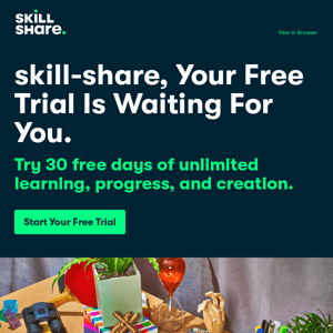 1 Free Month to Explore Skillshare