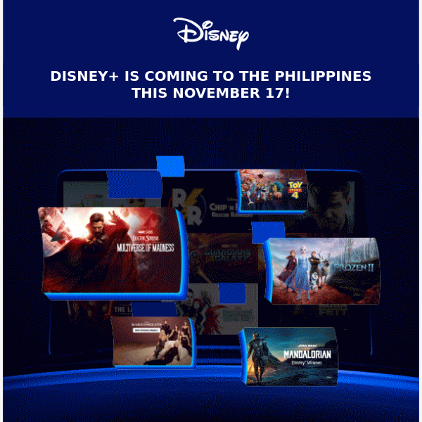 🎉 Disney+ is coming to the Philippines!