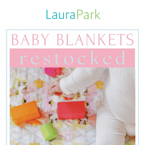 Baby Blankets are BACK 🎀