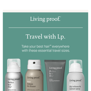 The travel companions your hair needs