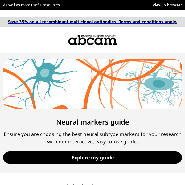 Comprehensive neural markers guide