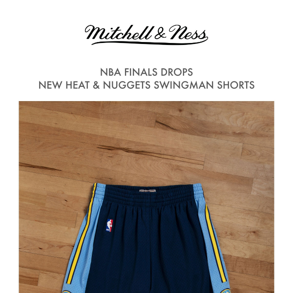 Mitchell & Ness Nuggets Swingman Basketball Shorts