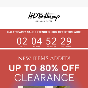 NEW CLEARANCE ADDED 🥳