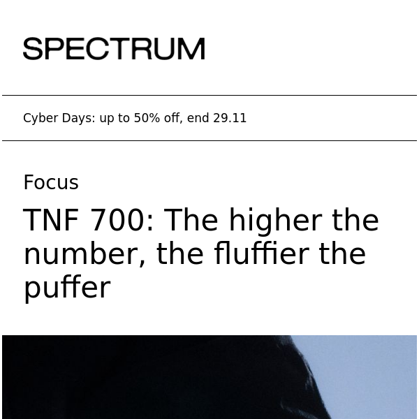 TNF 700: The higher the number, the fluffier the puffer