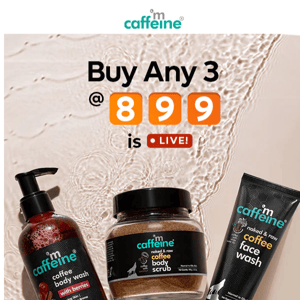 3 Full-sized Products at Rs.899?