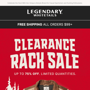 The Clearance Rack Sale Continues