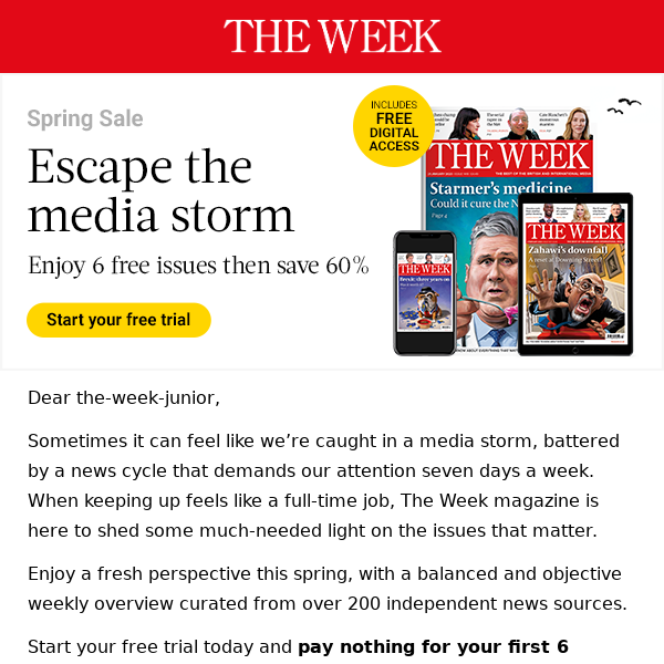 Escape the media storm