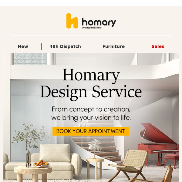 🏠 Explore Design Solutions by Homary!