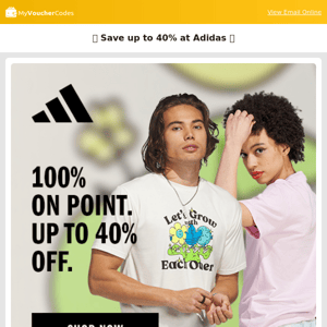 Up To 40% off at Adidas