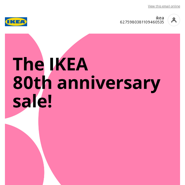 Don’t miss the IKEA 80th anniversary sale!