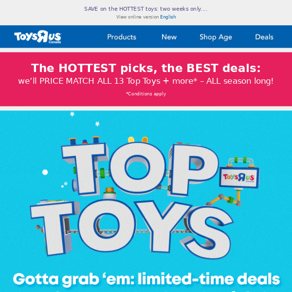 📣It's HERE: our Top Toys list! - Toys R Us Canada