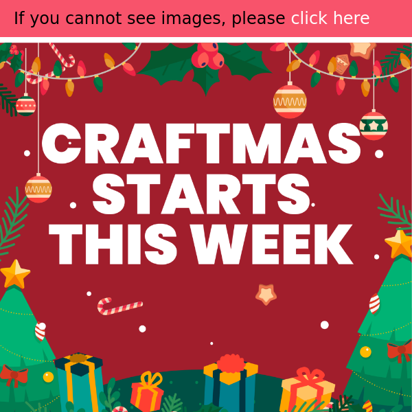 Craftmas with @Bearly Art ! Get your tickets for this 3-day eveng