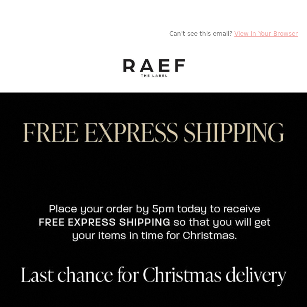 EXPRESS SHIPPING 🎄 TODAY ONLY