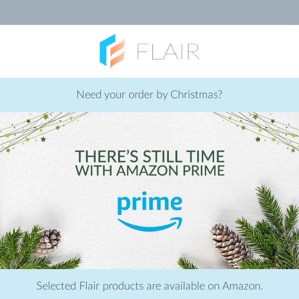 There's still time with Amazon Prime.