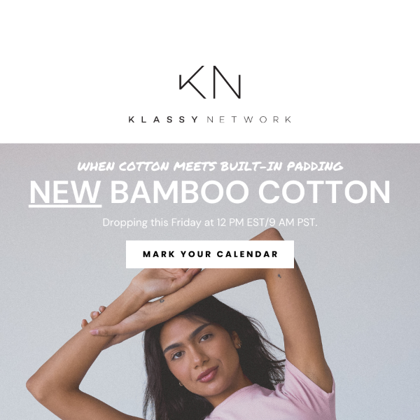 Introducing: NEW Bamboo Cotton ☁️