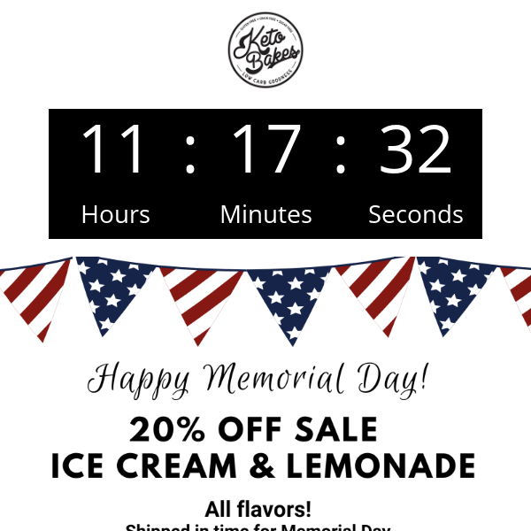 Final Hours To Save on Ice Cream!