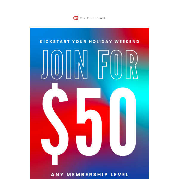 🇺🇸 Exclusive Offer: Join CycleBar for Only $50 - Choose Your Membership Today! 🇺🇸