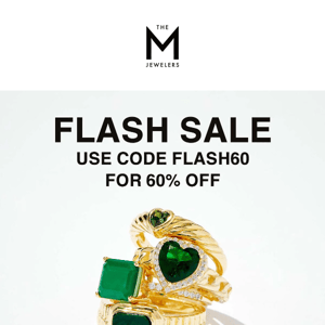 ENDING SOON: 60% off flash sale