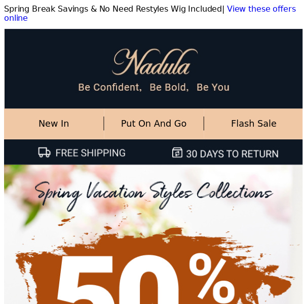 E-V-E-R-Y-T-H-I-N-G, 50% OFF