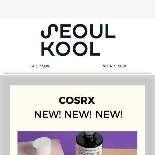 Newness from Cosrx