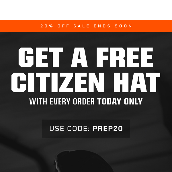 🧢 FREE HAT + 20% OFF 🧢