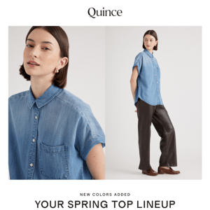 Just dropped: spring tops in new colors