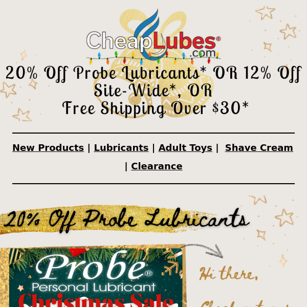 Joyful Savings: 12% Off Sitewide or 20% Off Probe or Free Shipping!