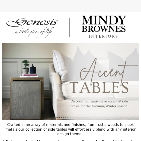 Explore Our Must-Have Accent Tables