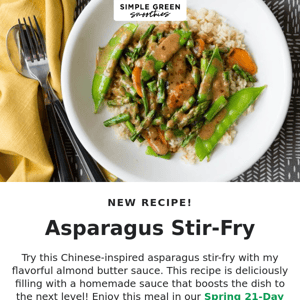 NEW! Asparagus Stir Fry