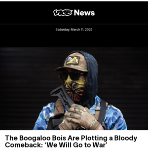 The Boogaloo Bois are plotting a bloody comeback