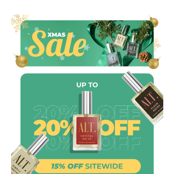 🎁 Small Gifts, BIG Savings: Up to 20% OFF Everything!