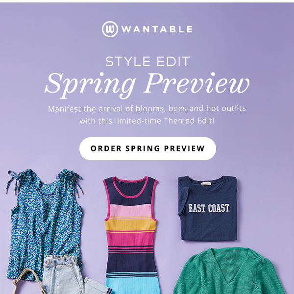in need of a new Spring wardrobe?
